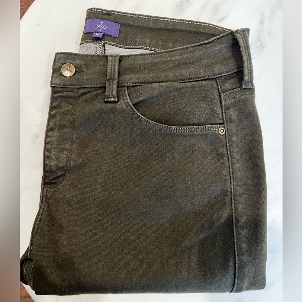 NYDJ Dark Olive size 10 Alina legging